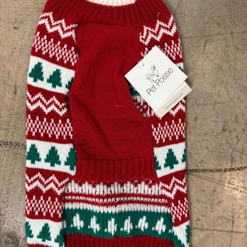 Pet Christmas Sweater NWT
